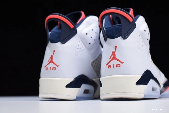 Cheap Grey-Sail Air Infrared Tinker 6 White Jordan Retro 23-Neutral 384664-104 0709